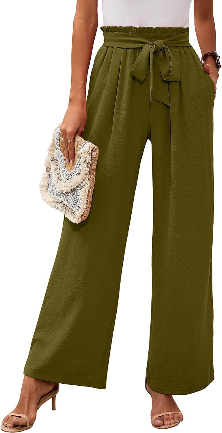 Detalle de Heymoments Wide Leg Lounge Pants High Waisted