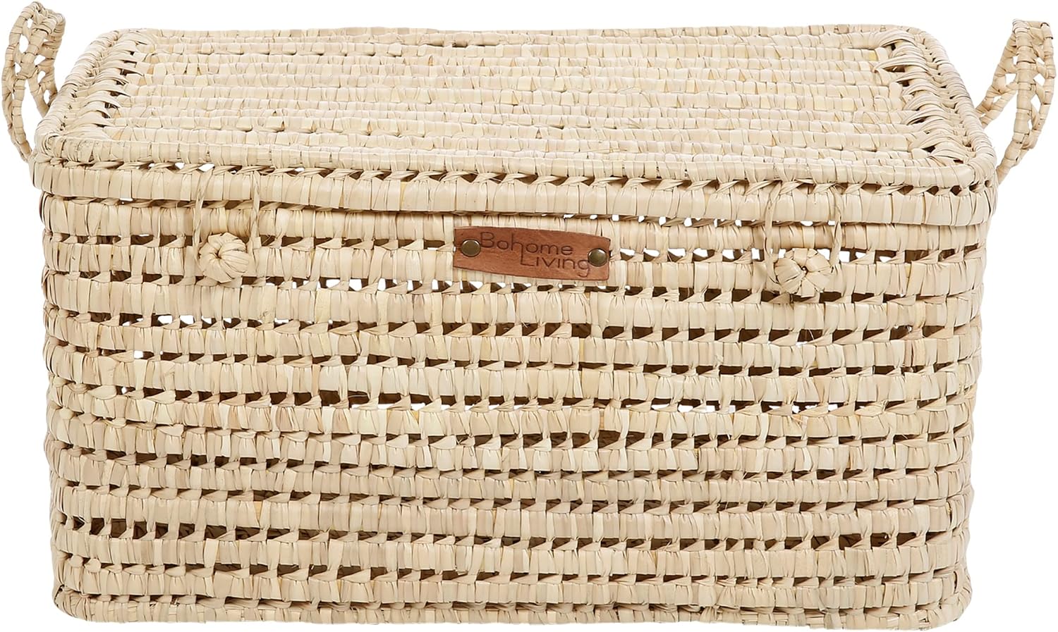 Thumbnail 6 de Bohome Living Coffre de Rangement en Osier Tressé 60 cm – Malle et Panier Déco Bohème Chic, naturel et personnalisable