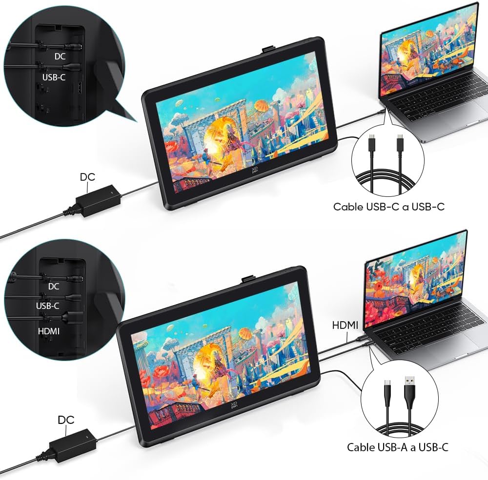 Thumbnail 7 de XPPen Artist 22 Plus Tableta Gráfica con Pantalla 🎨