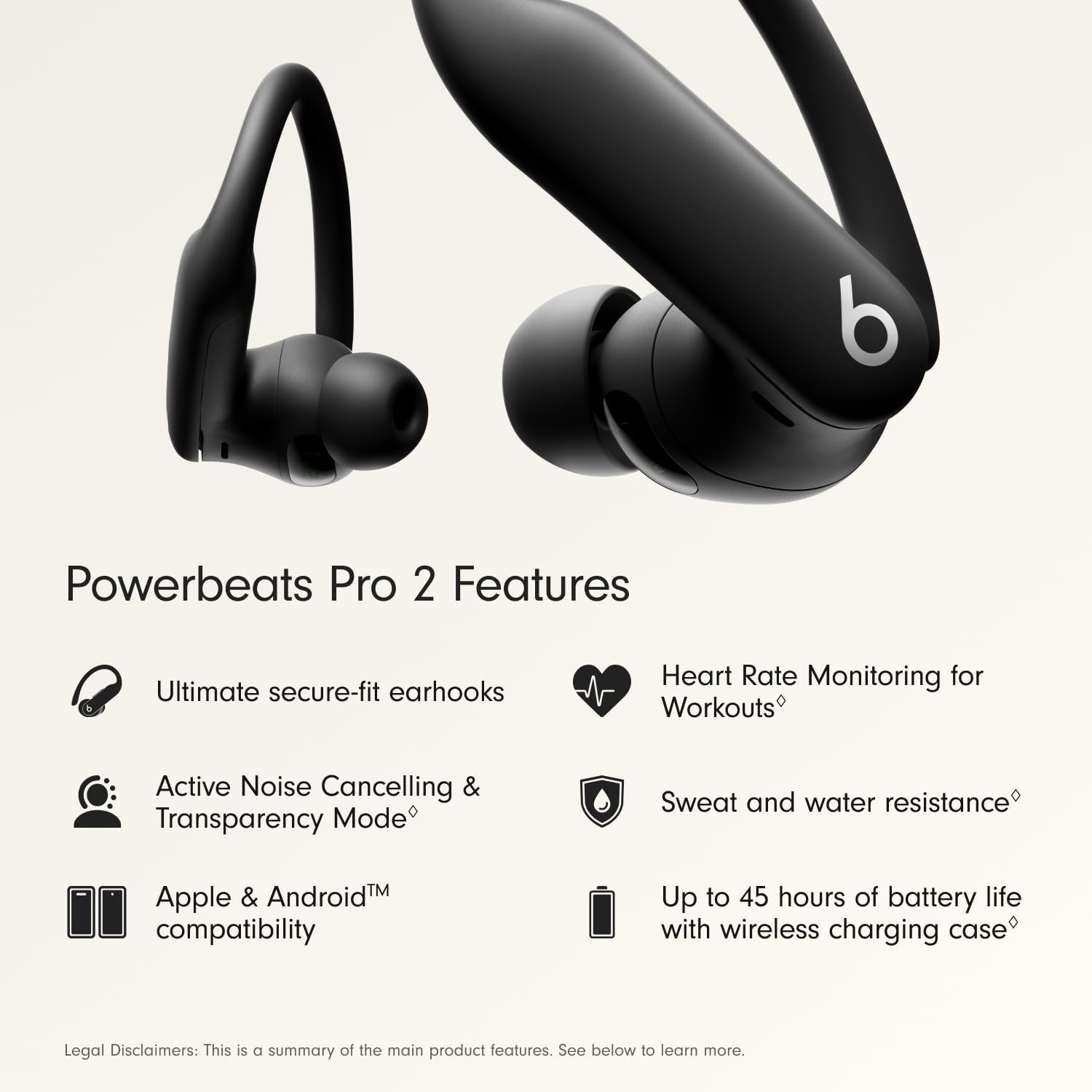 Thumbnail 1 de Beats wireless workout earbuds Powerbeats Pro 2