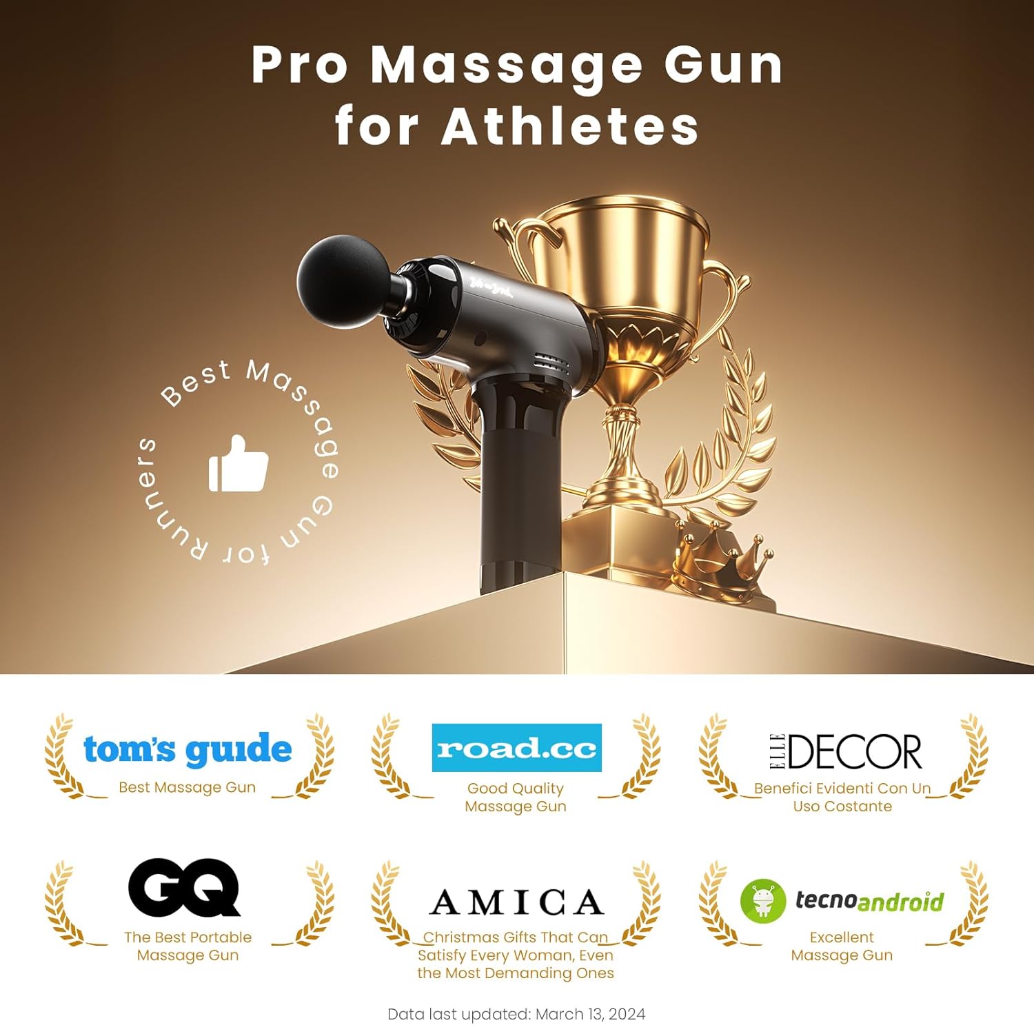 Thumbnail 4 de Bob and Brad T2 Pistola Massaggio Muscolare con ampiezza 10 mm e batteria 4000 mAh