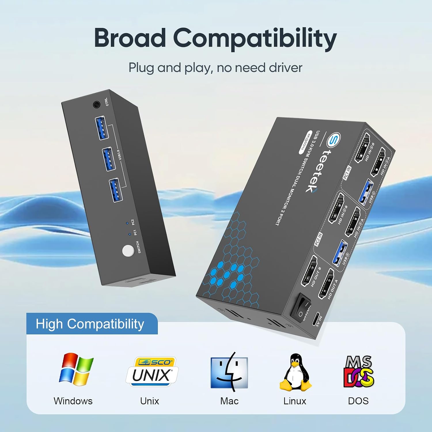 Thumbnail 5 de HDMI KVM switch with 4K@60Hz