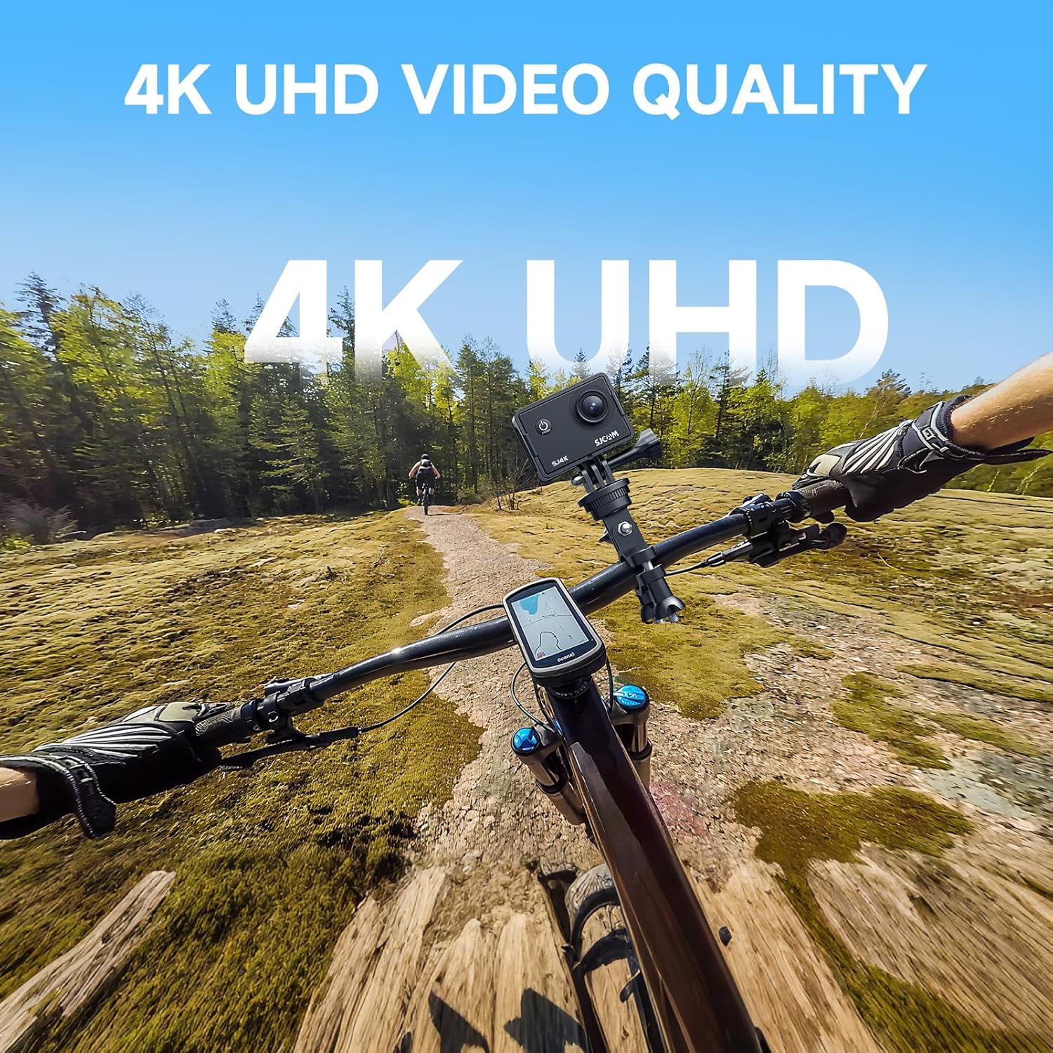 Thumbnail 1 de SJCAM SJ4000 4K Action Camera Kit (64GB card, 40MP, 30m waterproof, 170° FOV, EIS) with dual batteries