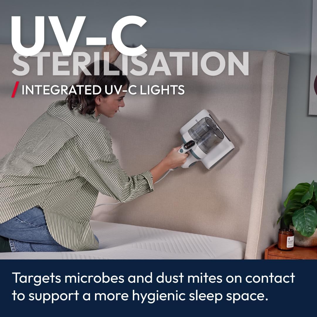Thumbnail 2 de Hoover HMC510 Mattress Vacuum Cleaner with UV Light – 4 in 1 Handheld Dust Mite Vacuum for Beds and Sofas