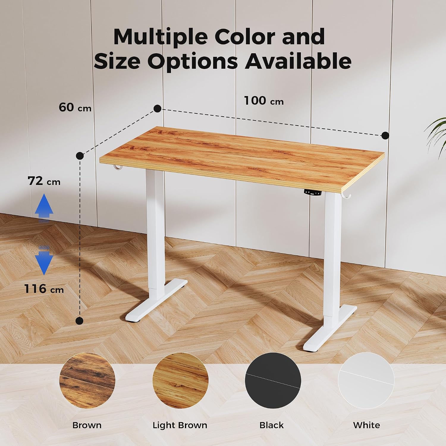 Detalle 2 de Agilestic Electric Standing Desk 100 x 60 cm 📐 is not allowed; must be one line with product category emoji.