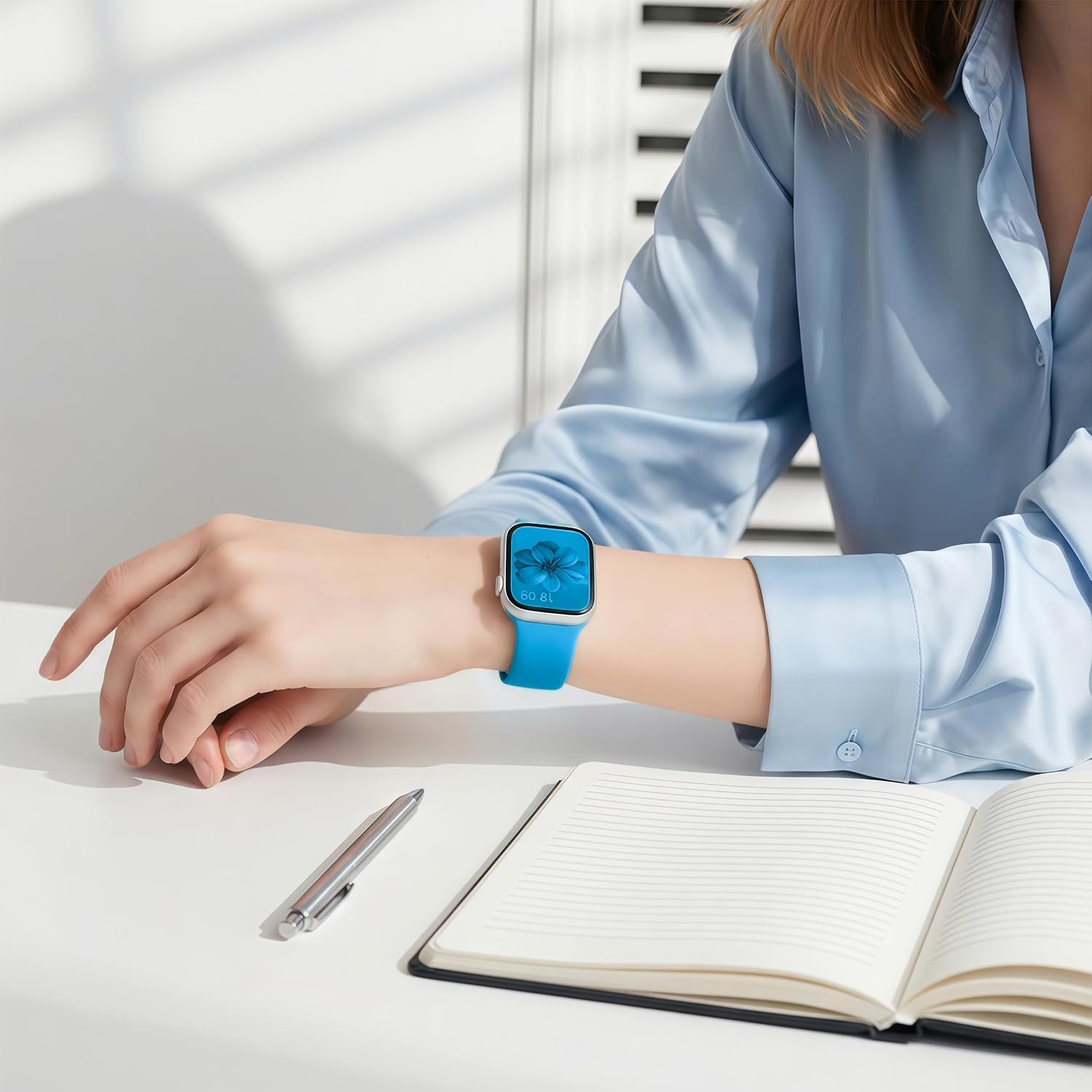 Detalle 2 de Foufousun Silicone Apple Watch Bands