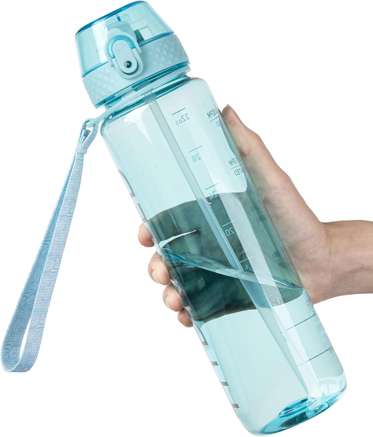 Thumbnail 6 de OLDLEY 1L Sports Water Bottle with Straw (Tritan, BPA-free, leakproof) – Blue