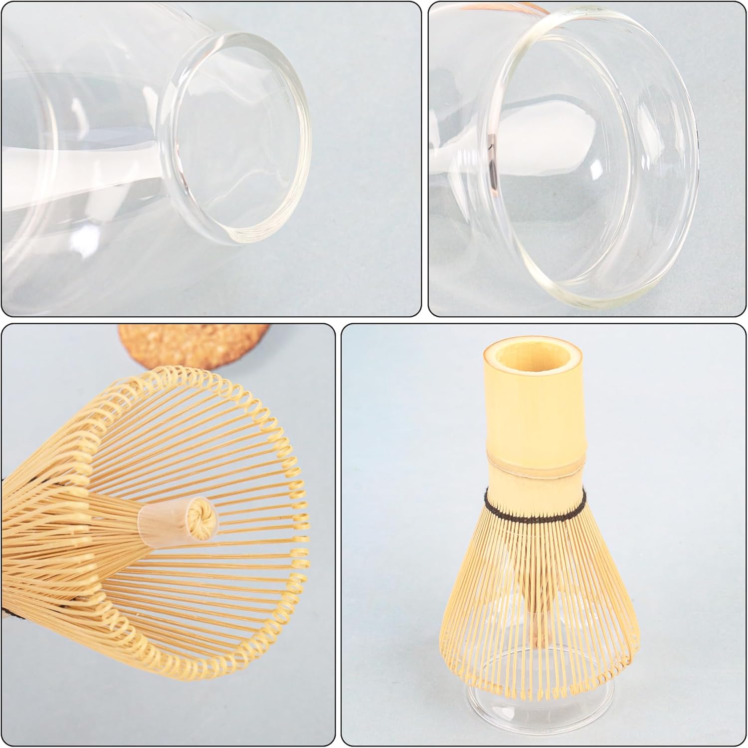 Thumbnail 2 de Matcha Whisk Set of 6 – Complete Traditional Matcha Kit with Ceramic Holder