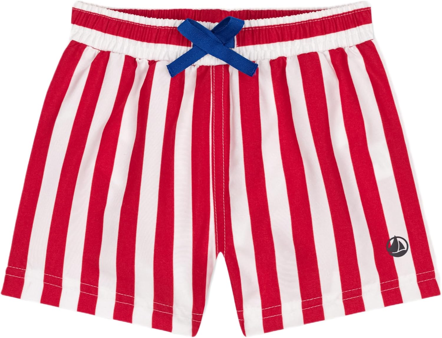 Thumbnail 4 de Petit Bateau Short de plage bébé garçon à rayures, ceinture élastique