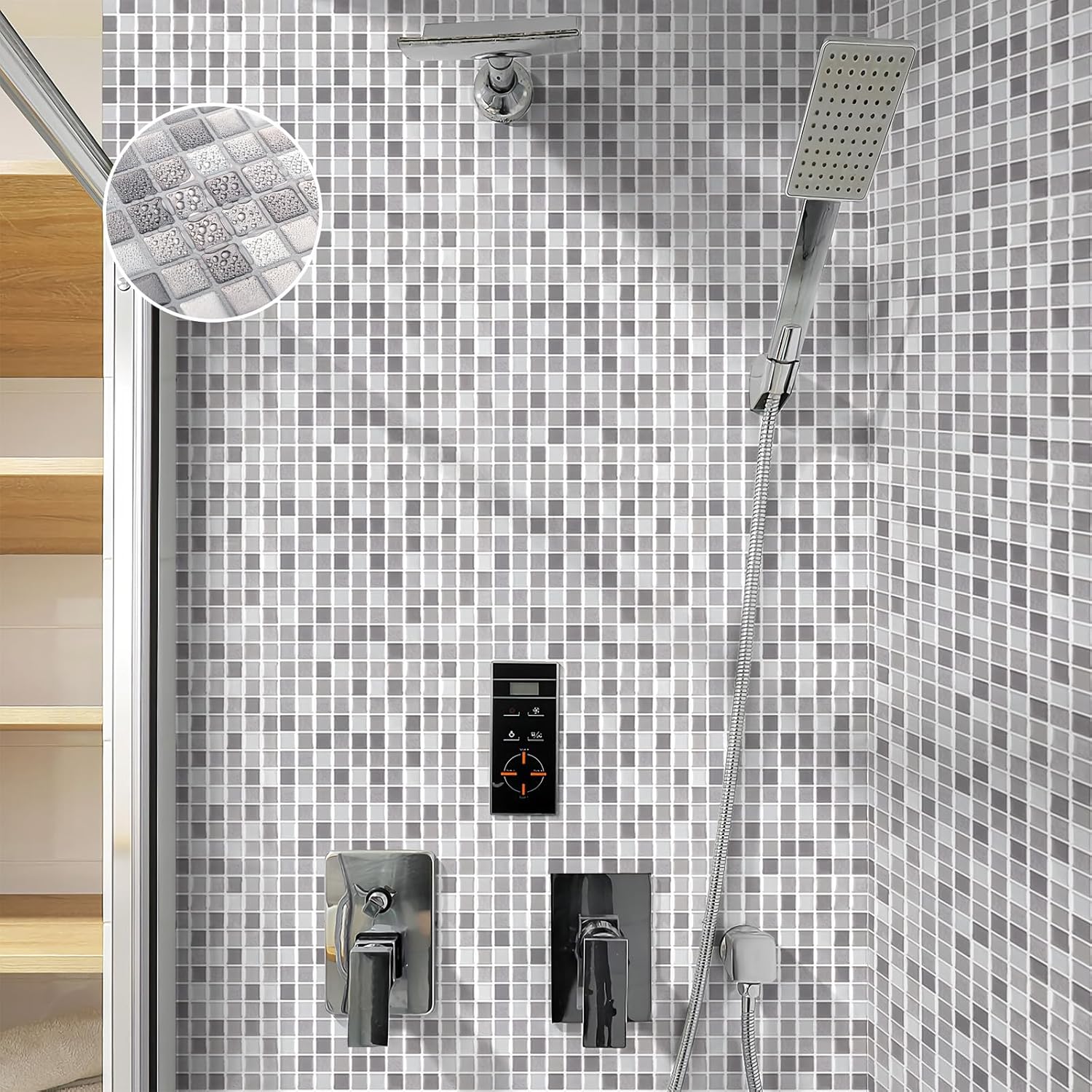 Thumbnail 5 de Hode Credence Adhesive Mosaïque 23,6×23,6 cm 📐