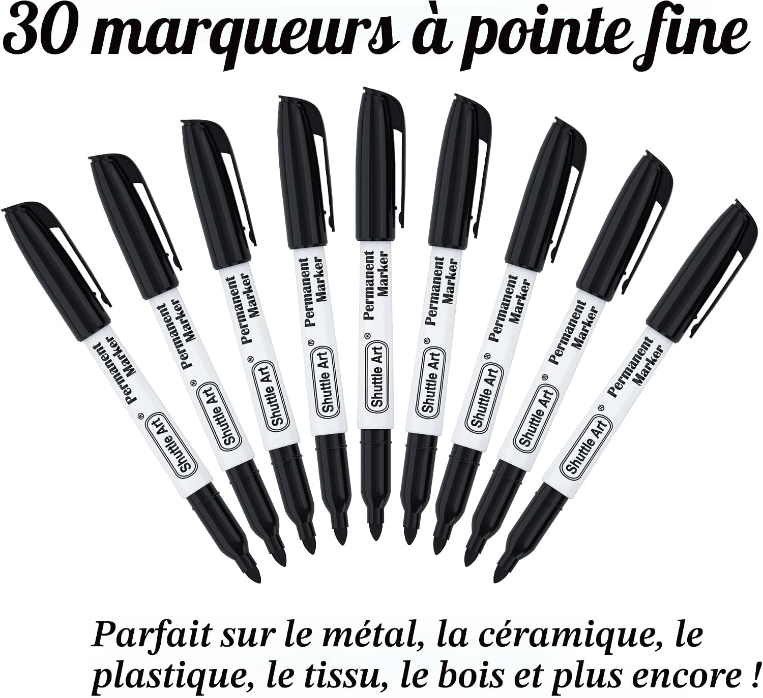 Thumbnail 1 de Shuttle Art Marqueurs indélébiles 30 🖊