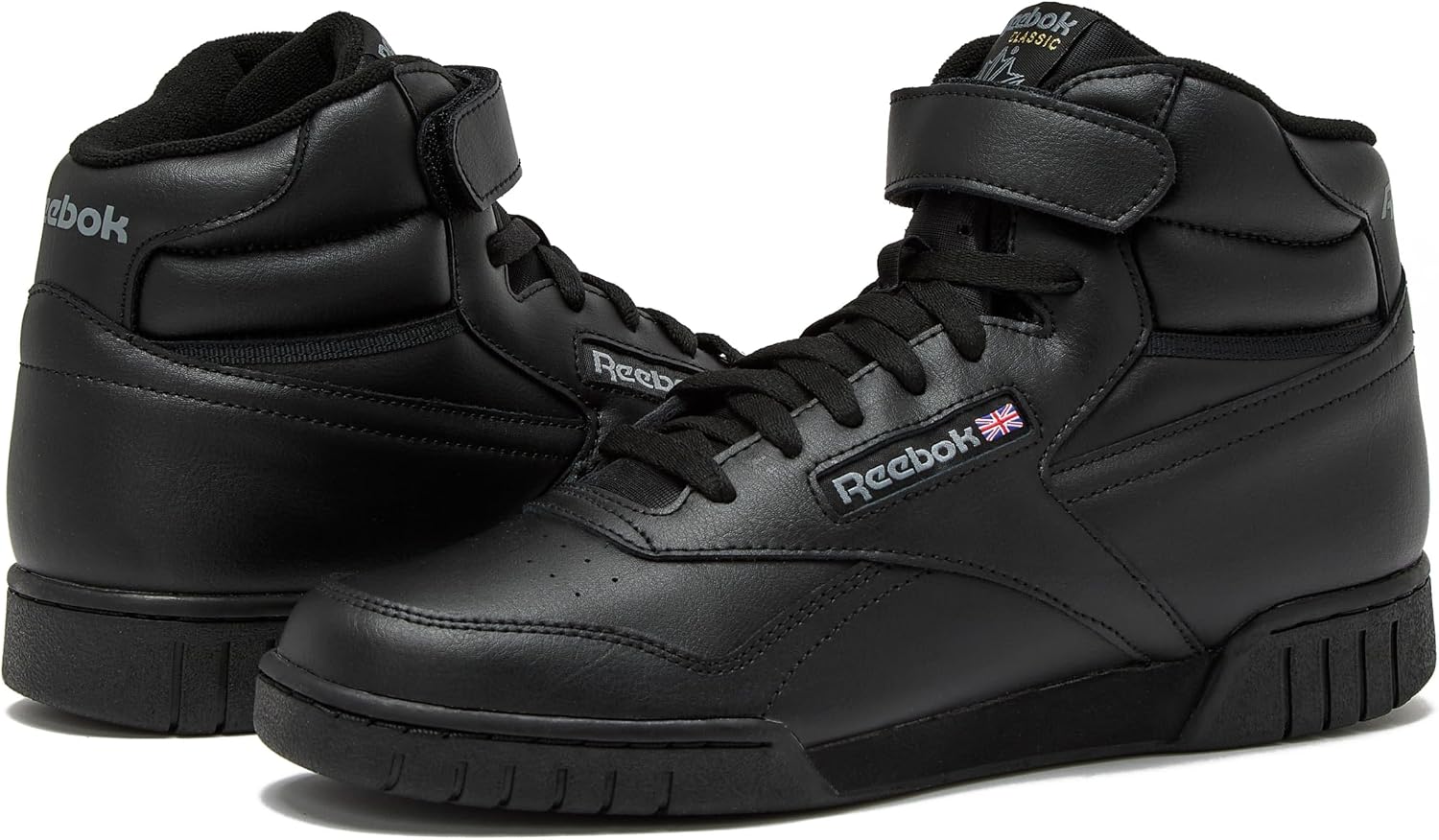 Detalle 2 de Reebok Men's Ex-o-fit Hi high-top sneakers with a rubber sole