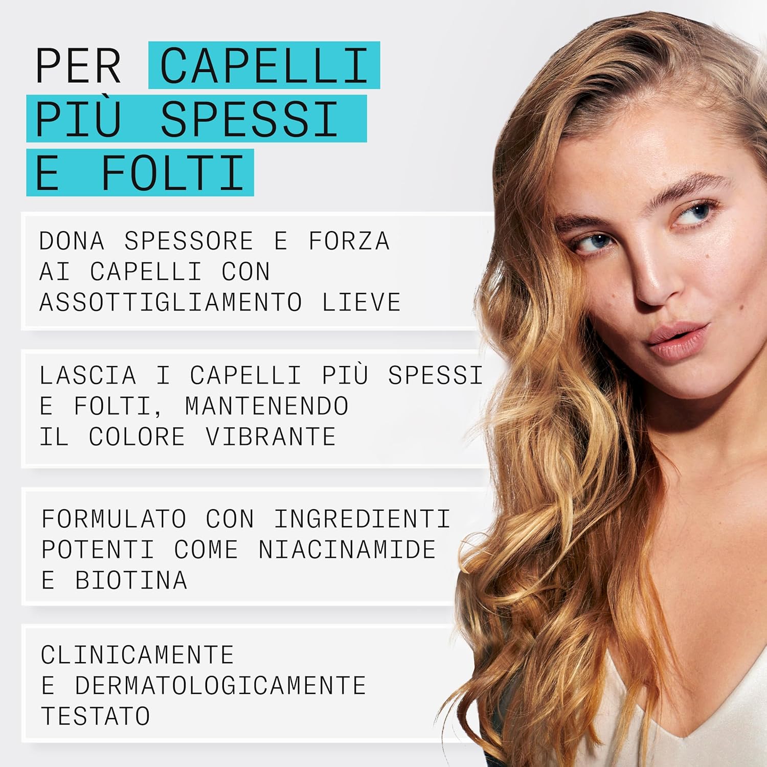 Thumbnail 3 de Nioxin Scalp + Hair Thickening Sistema 3 per capelli colorati o secchi con assottigliamento lieve (shampoo, balsamo e trattamento per la cute)