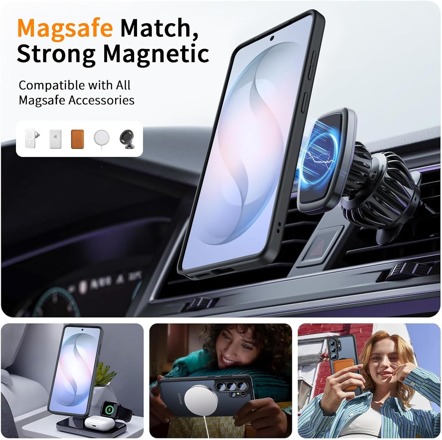 Detalle 2 de Samsung Galaxy S26 Ultra Premium Hülle – MagSafe