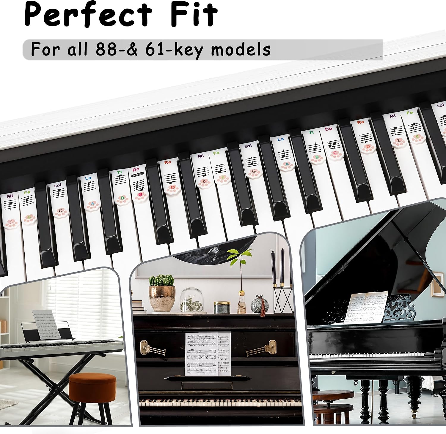 Thumbnail 4 de XynkoreX Piano Keyboard Stickers 88-Key