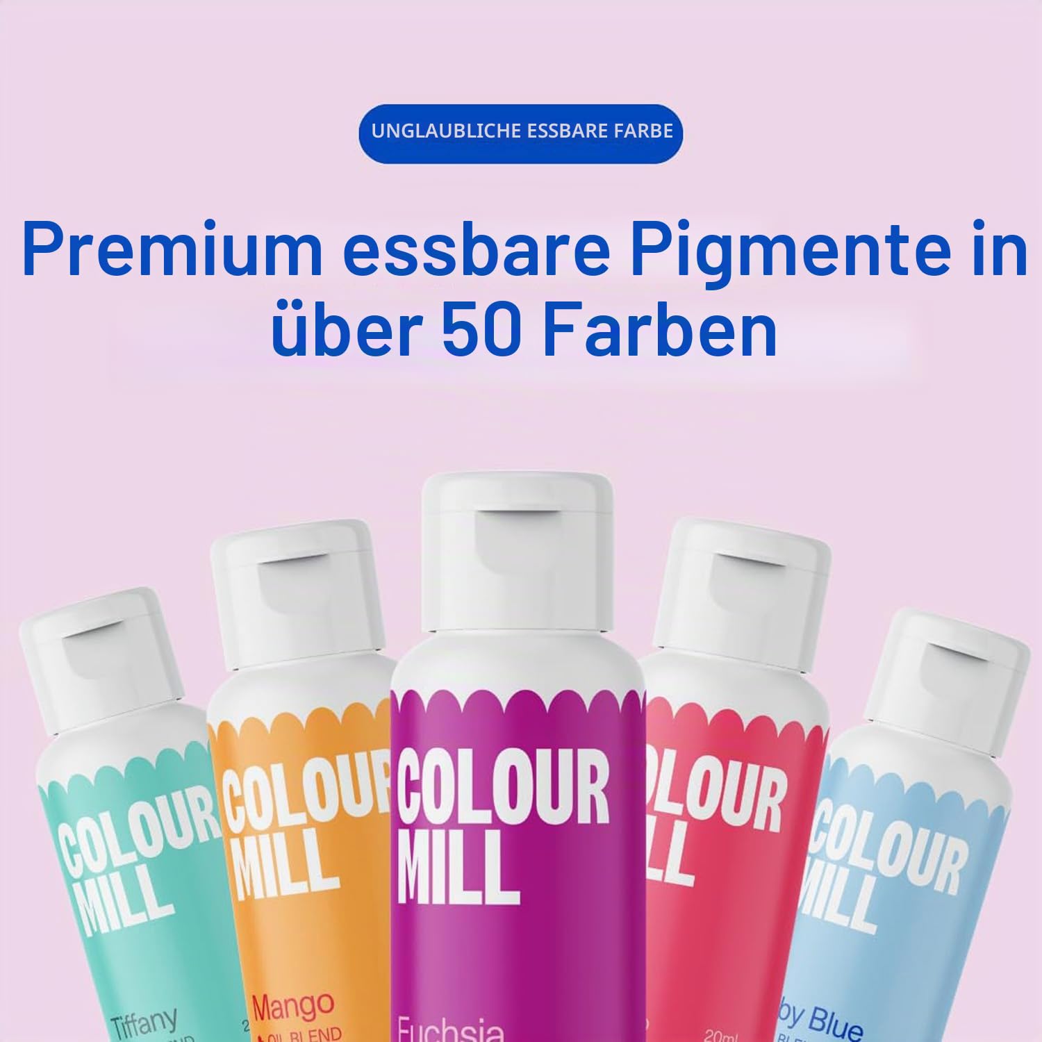 Thumbnail 6 de Colour Mill Oil Blend Lebensmittelfarbe Baby Pink – 100 ml