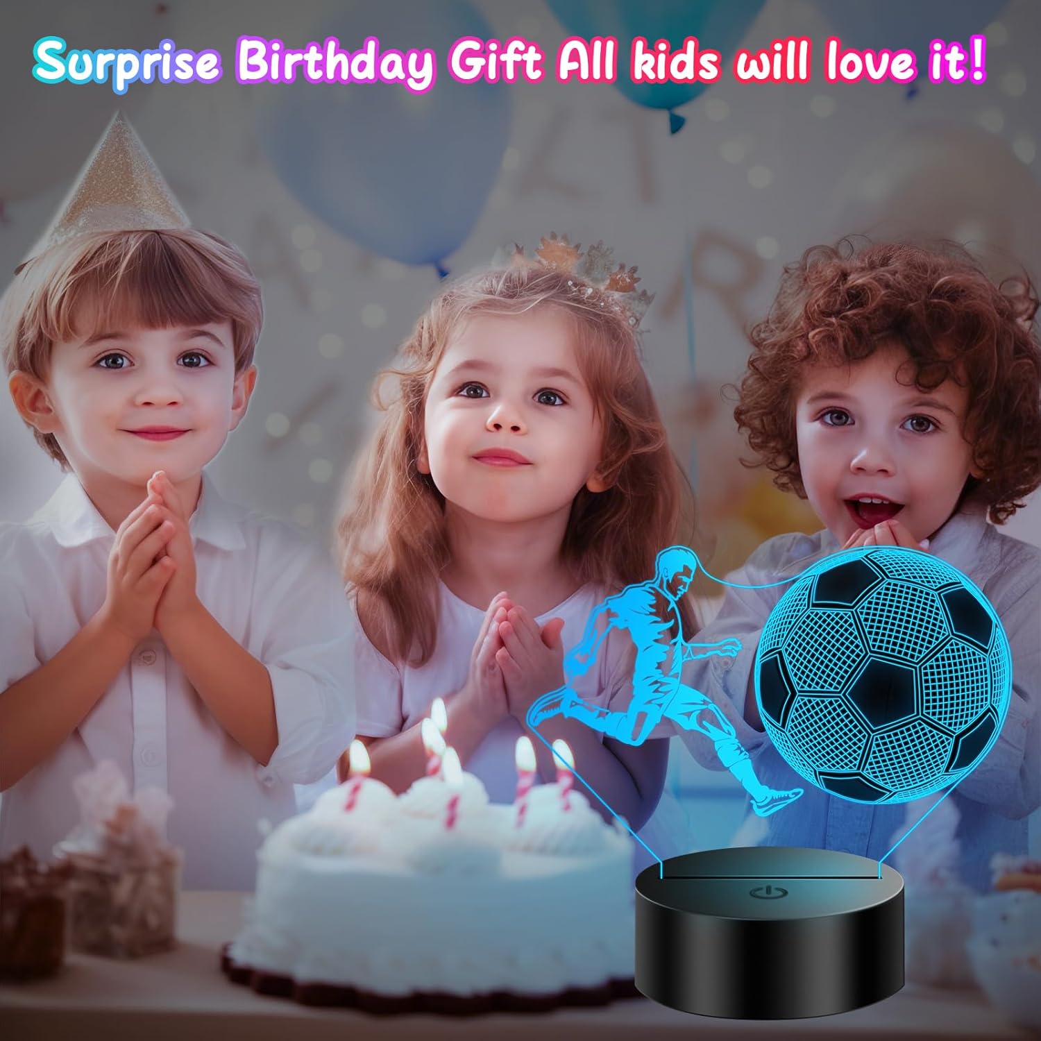 Detalle de Polemera 3D football night light