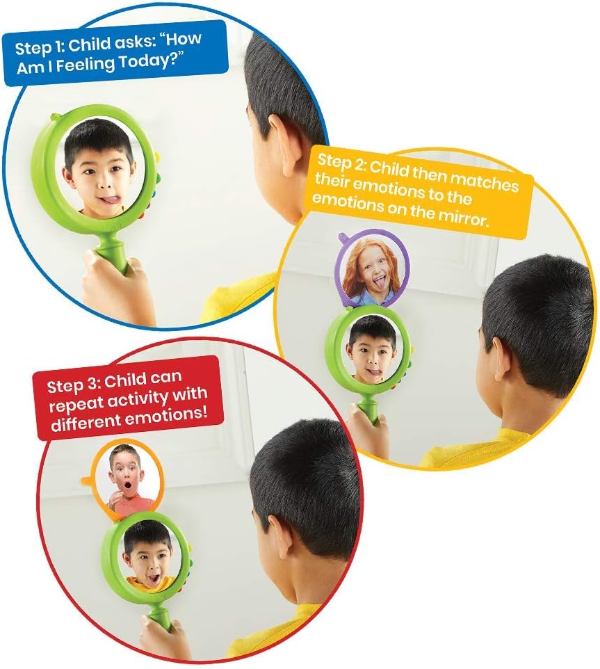 Thumbnail 3 de Learning Resources Specchio Guarda le tue emozioni: educazione emotiva con immagini reali per bambini