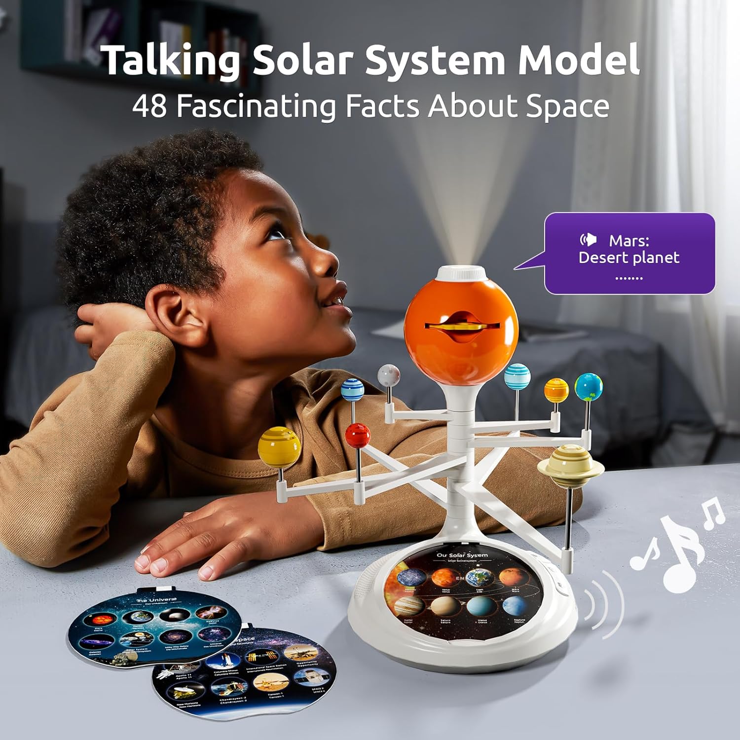 Detalle de Science Can Solar System for Kids: Interactive Talking Solar System Model