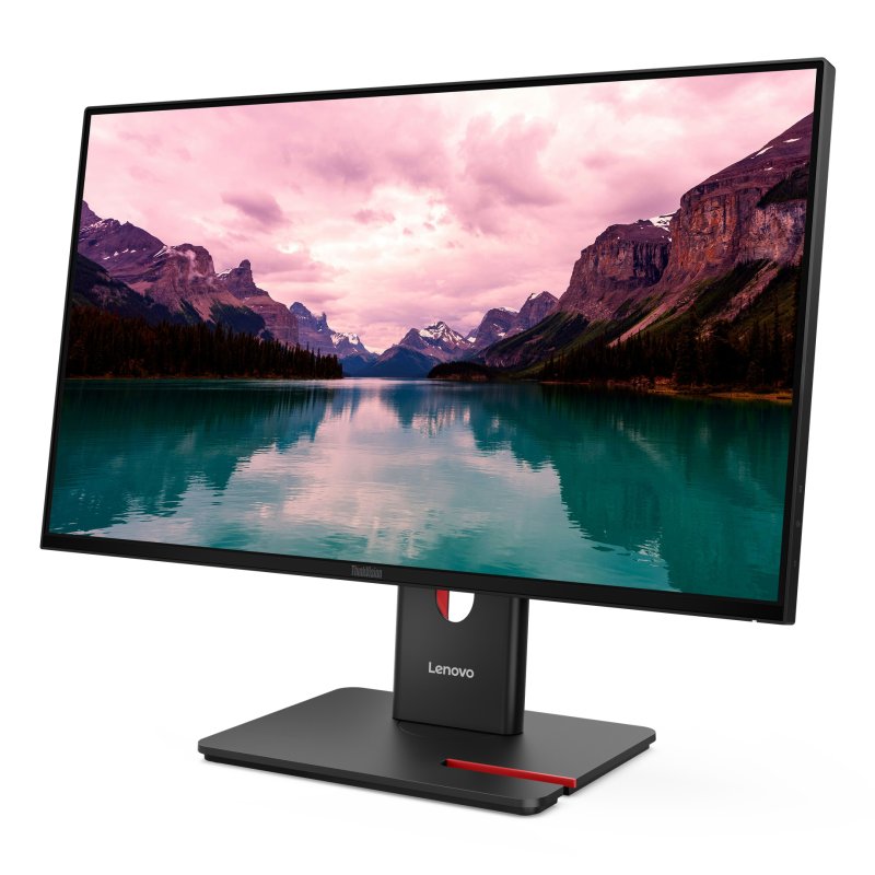 Detalle de Monitor Lenovo 23.8" FHD 120 Hz IPS: fluidez, ergonomía y visión cómoda para trabajo diario