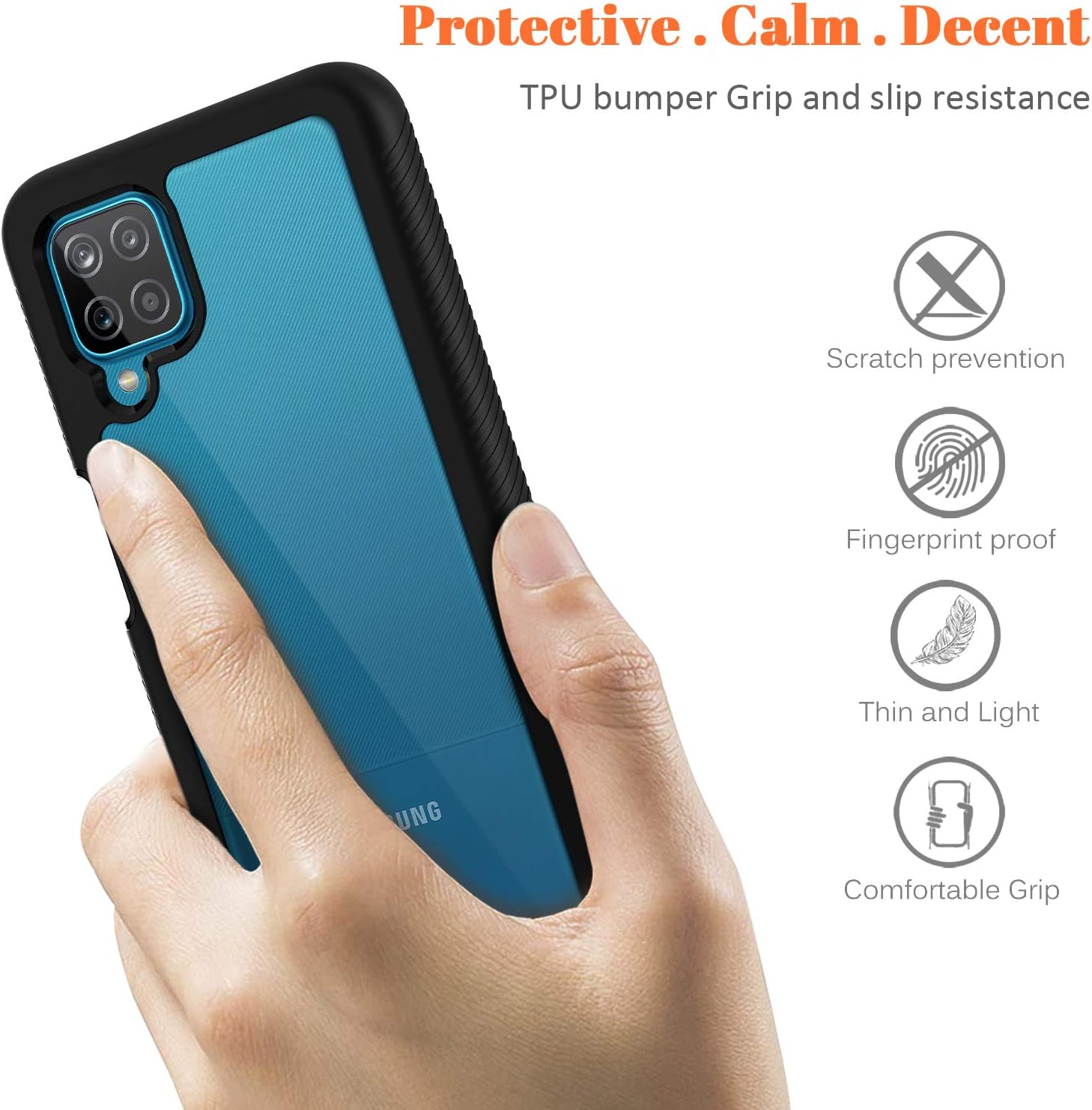 Thumbnail 2 de seacosmo A12 M12 case with shockproof protection