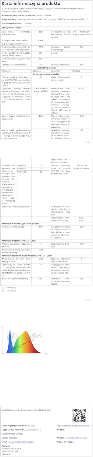 Thumbnail 16 de LED ATOMANT Pack 4x Downlight LED Extraplano Redondo 💡