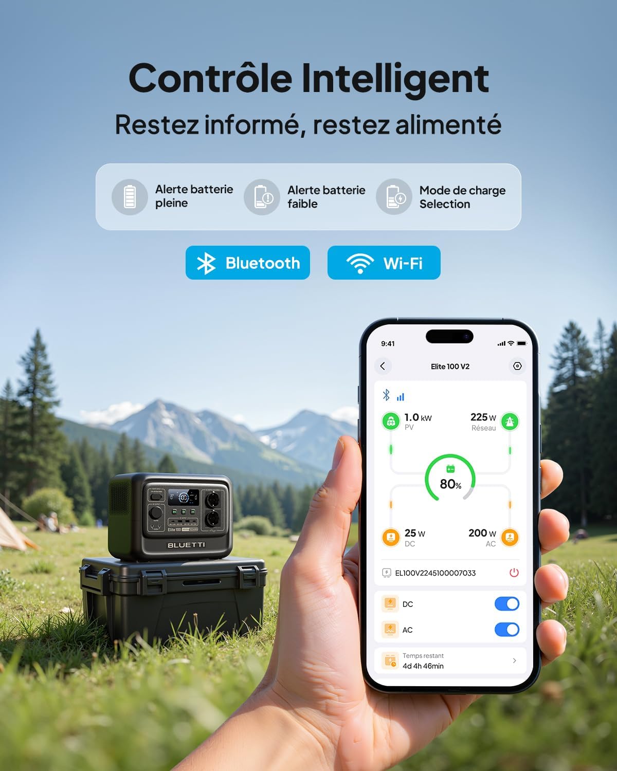 Thumbnail 6 de BLUETTI Elite 100 V2 – générateur électrique portable 1024Wh avec charge voiture 560W