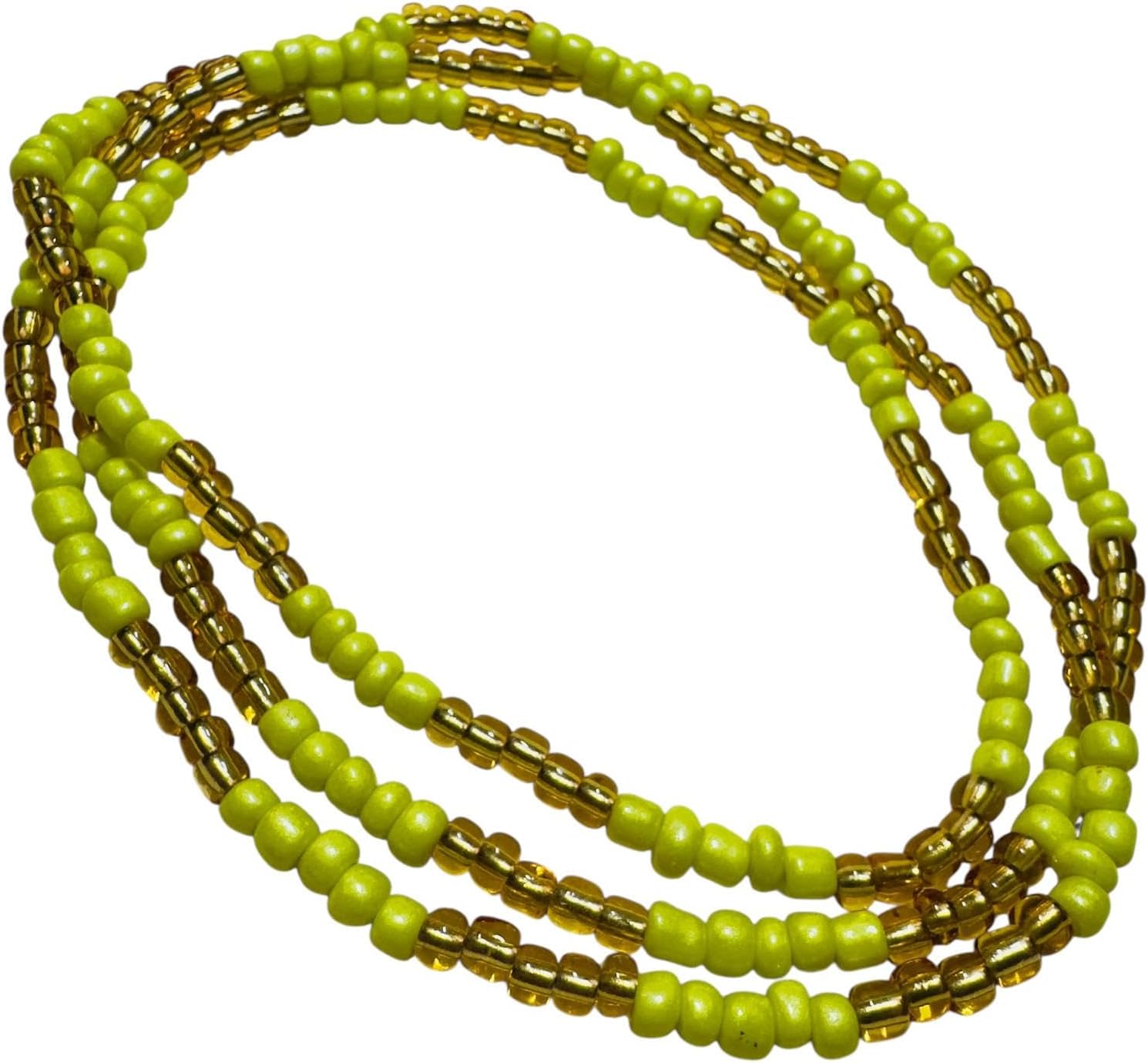 Detalle de Conjunto de 6 collares de fundamento de Yoruba Creations (D-YE&O BIJOUX): Eleguá, Orula, Obatalá, Changó, Ochún y Yemayá
