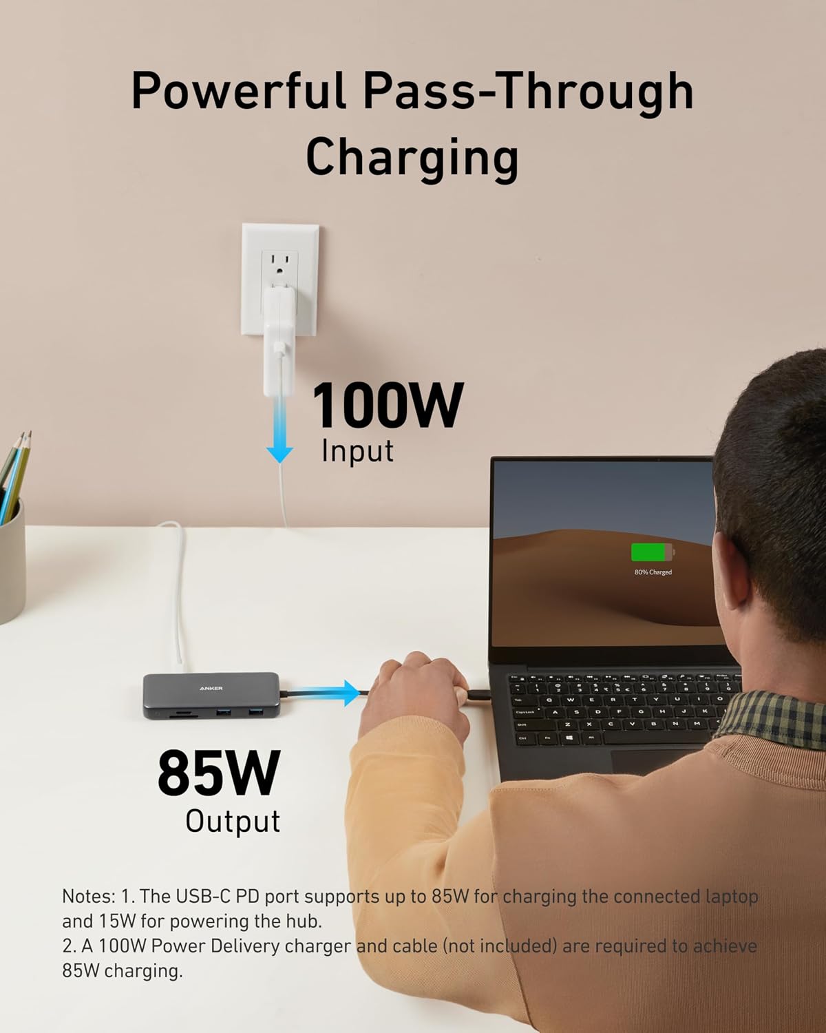 Detalle 2 de Anker 8-in-1 USB-C hub