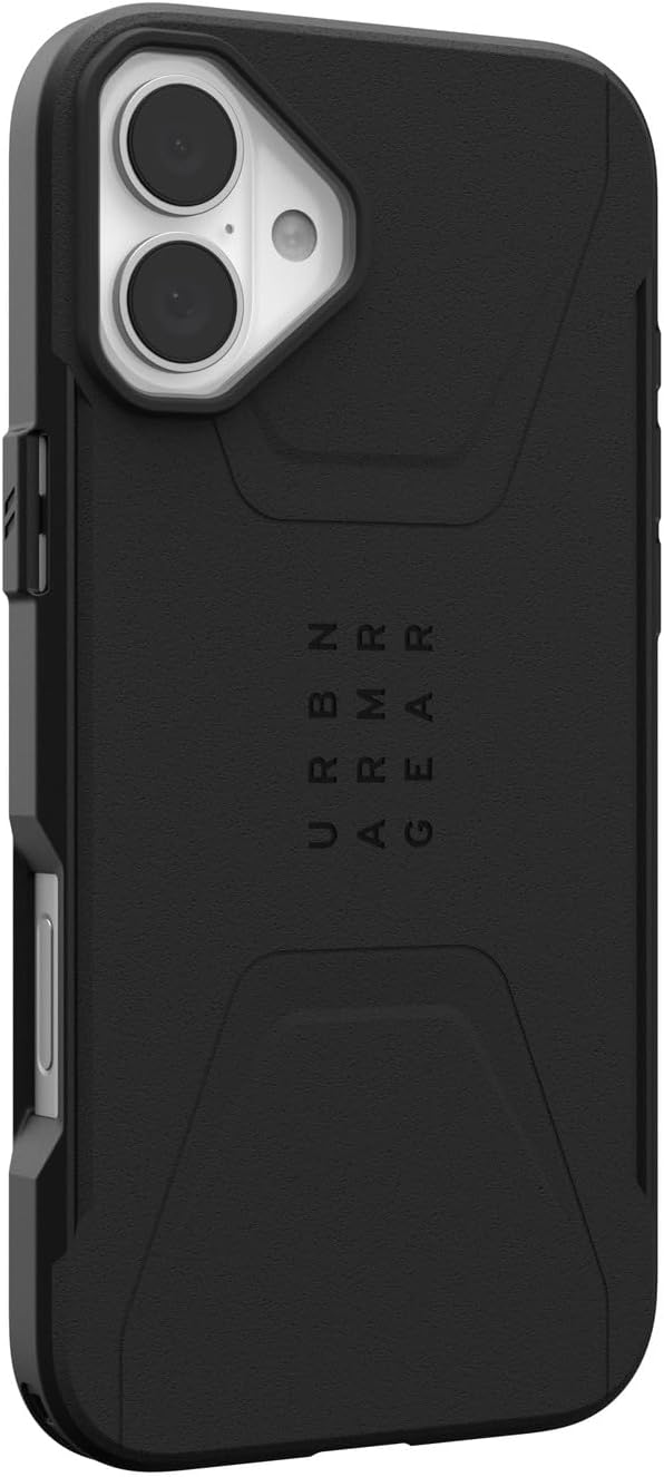 Detalle 2 de URBAN ARMOR GEAR CIVILIAN UAG-IPH24LB-CMS-BK iPhone 16 Plus用耐衝撃ケース MagSafe対応・ブラック