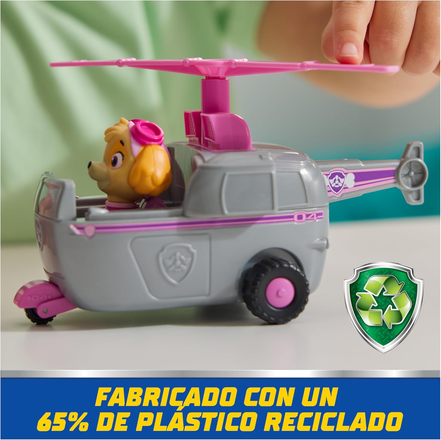 Thumbnail 4 de Patrulla Canina Helicóptero y Figura Skye 🚁 Juguete 3+