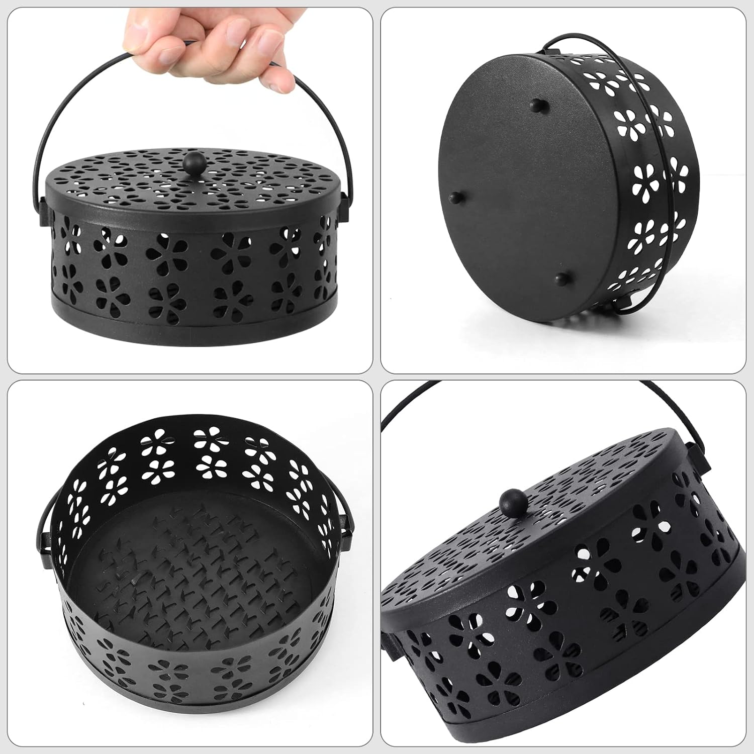 Detalle de SCENTORINI Coil Holder incense coil burner with lid (portable portable design)