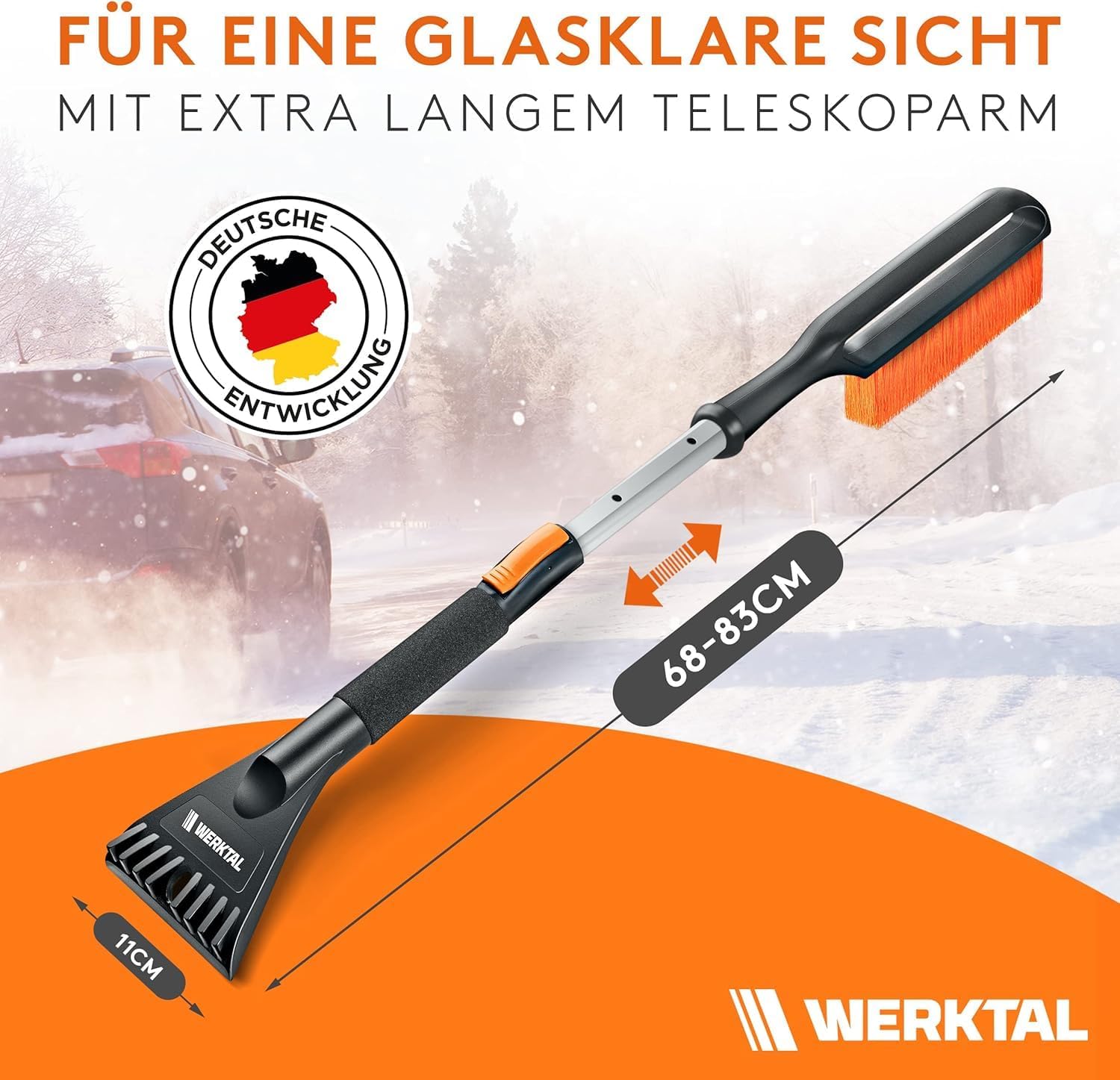 Detalle 2 de WERKTAL Eiskratzer Teleskop mit Besen