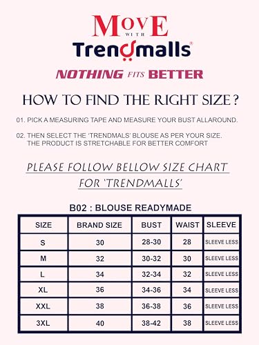 Thumbnail 5 de TRENDMALLS Women's Dobby Pure Cotton Elastin Stretchable Readymade Blouse (B02-Purple-XXL)
