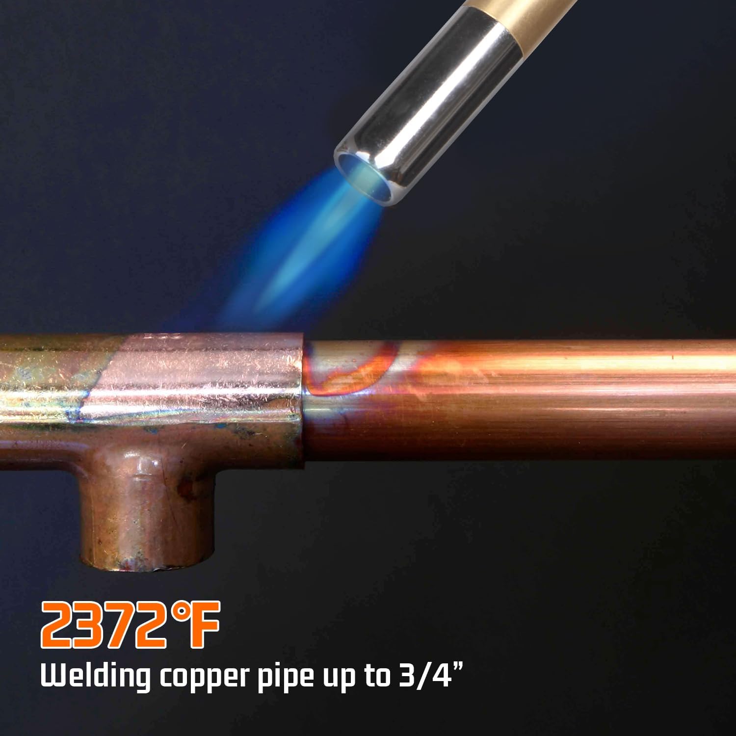 Thumbnail 3 de DOMINOX Propane Torch Head for High Intensity Soldering 🧯