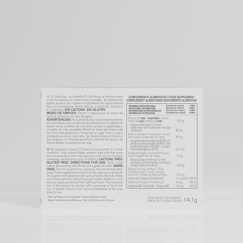 Detalle 2 de Cumlaude Gineseda Complemento menopausia 30 cápsulas 💊