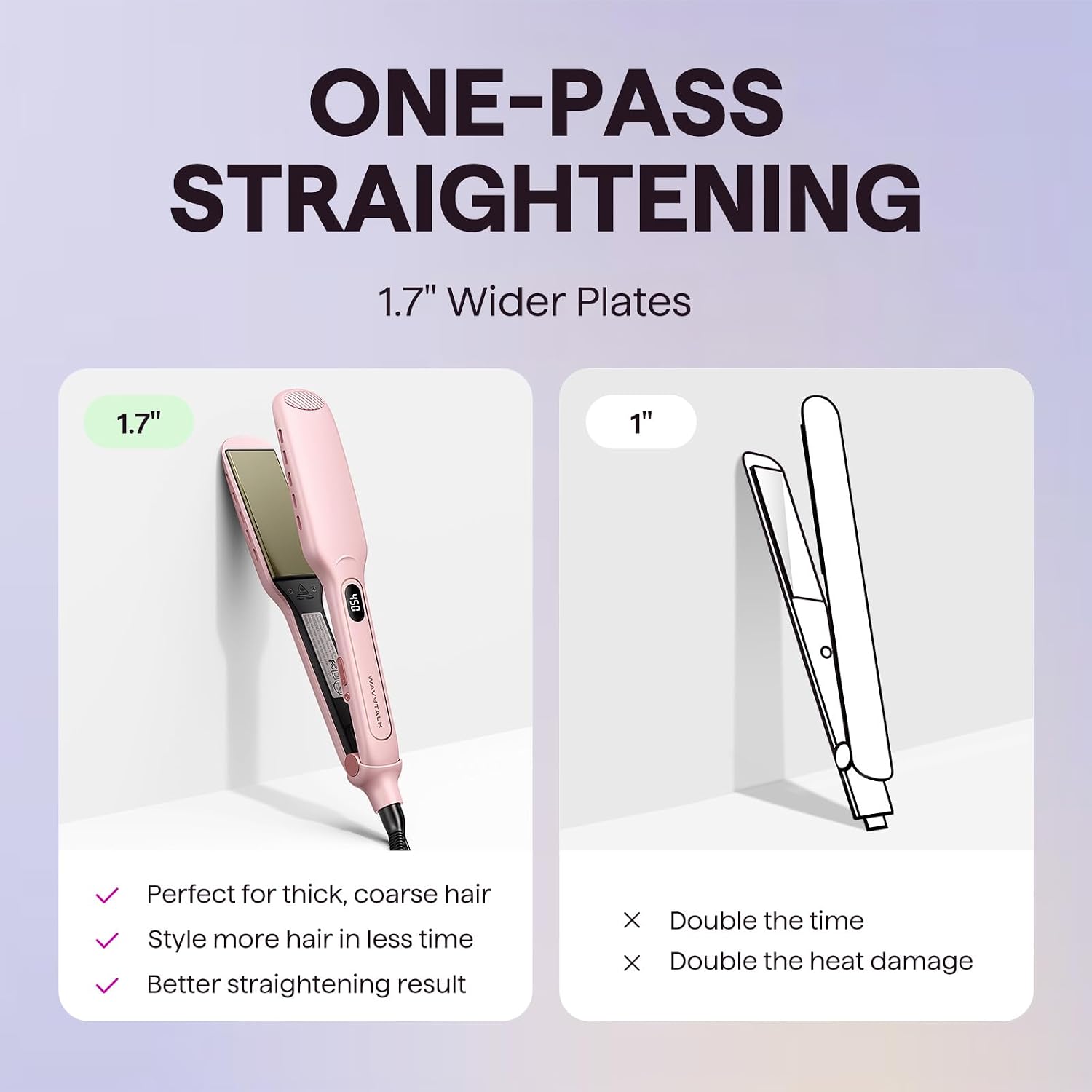 Detalle 2 de Wavytalk Wet to Straight Flat Iron