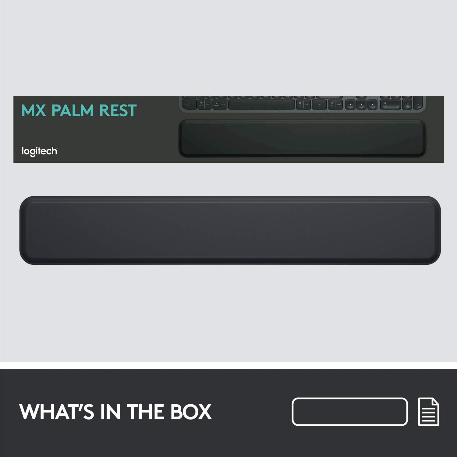 Thumbnail 5 de Logitech MX Palmrest per MX Keys Tastiera, Grafite – supporto polsi comodo e durevole