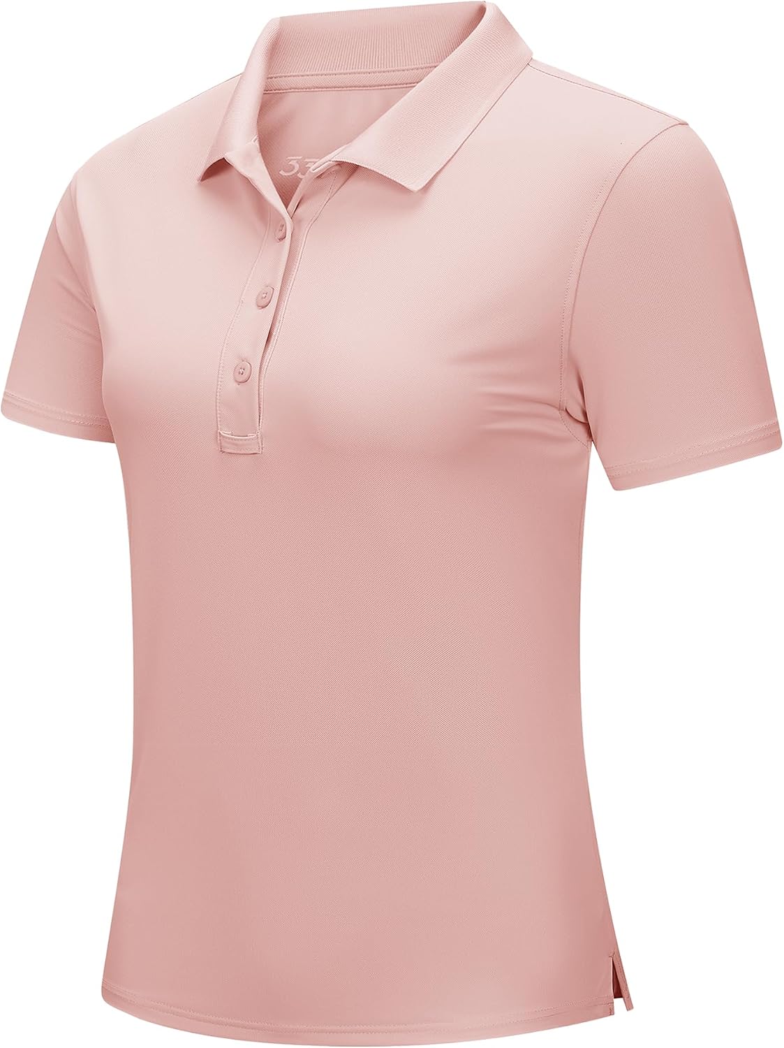 Detalle de 33,000ft Damen Poloshirt Golf Shirt – UV-Schutz, Feuchtigkeitsmanagement & Schnelltrocknend