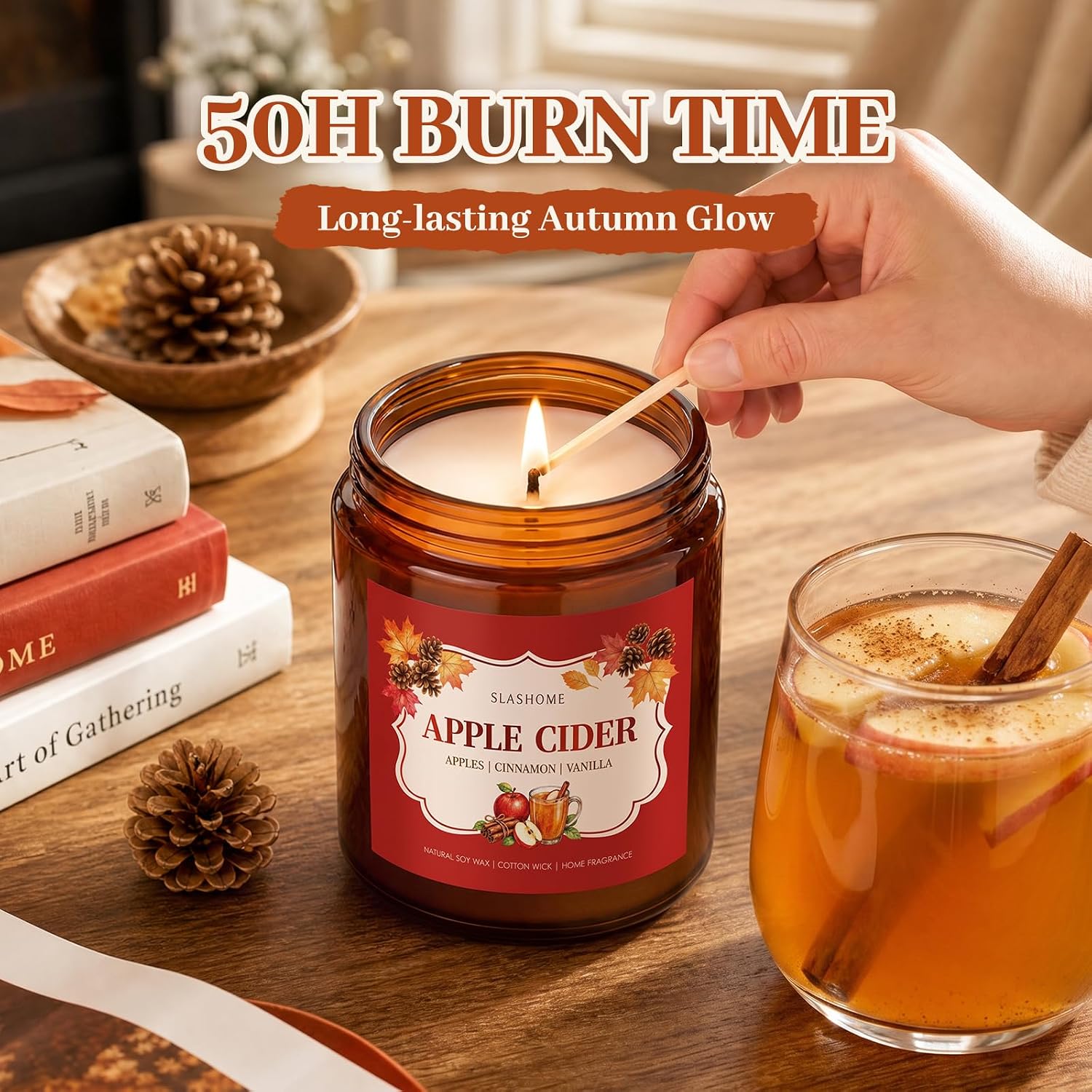 Thumbnail 6 de Fall Candles Set 4-Pack ⚡
