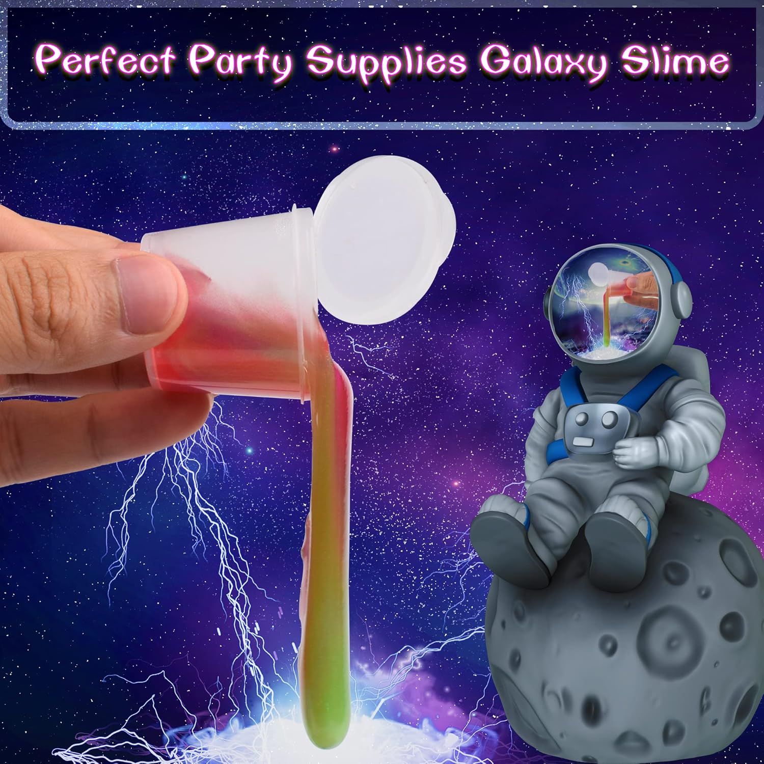 Thumbnail 5 de 25 Packs Galaxy Slime – Party Favour for Kids and Adults