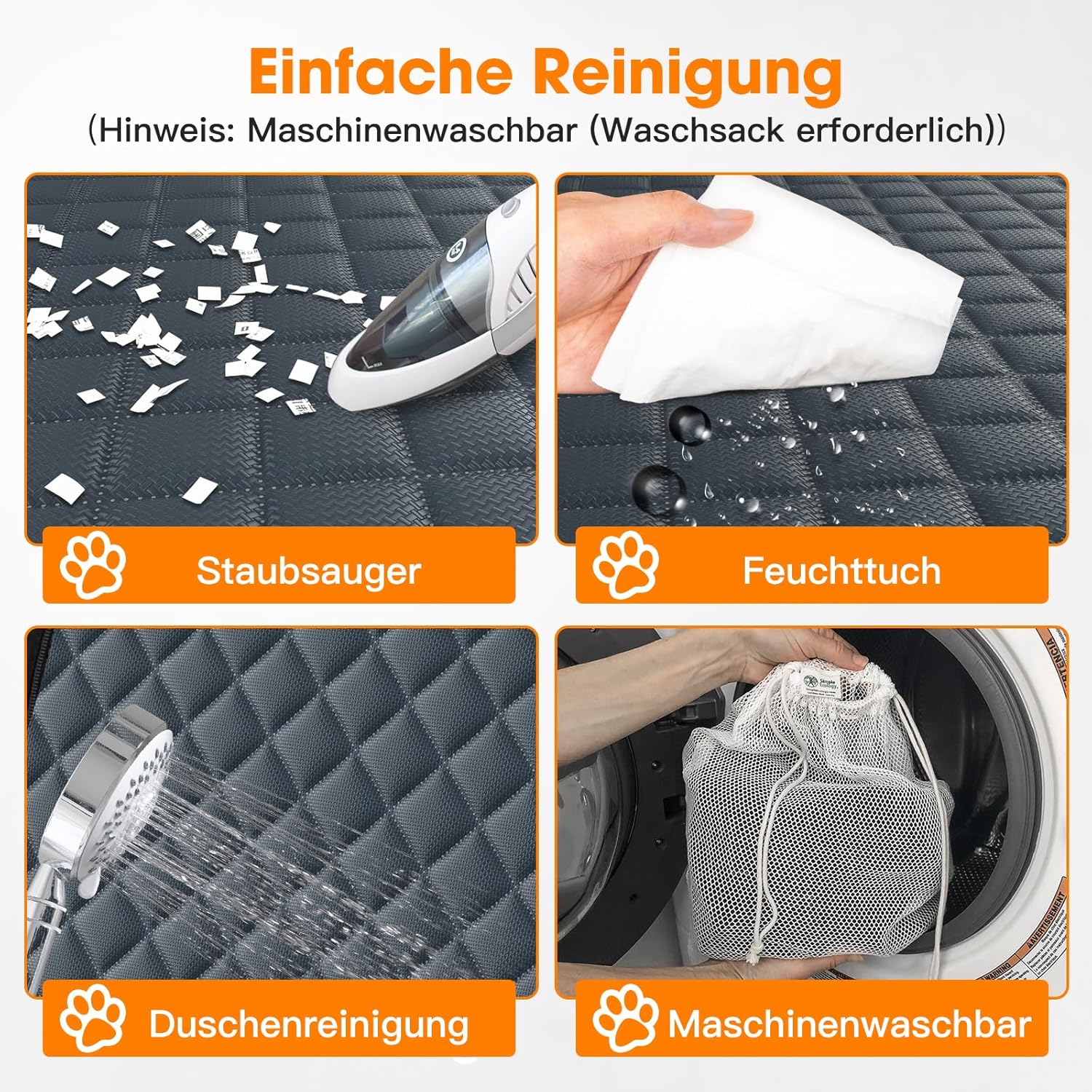 Thumbnail 4 de JOEJOY Hundedecke Auto Rückbank 137x120 cm