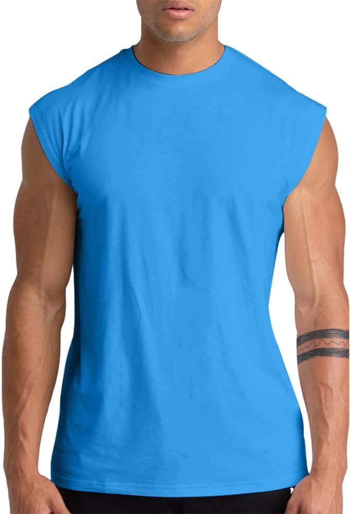 Thumbnail 6 de Herren Baumwoll Gym Tank Tops 1er Pack