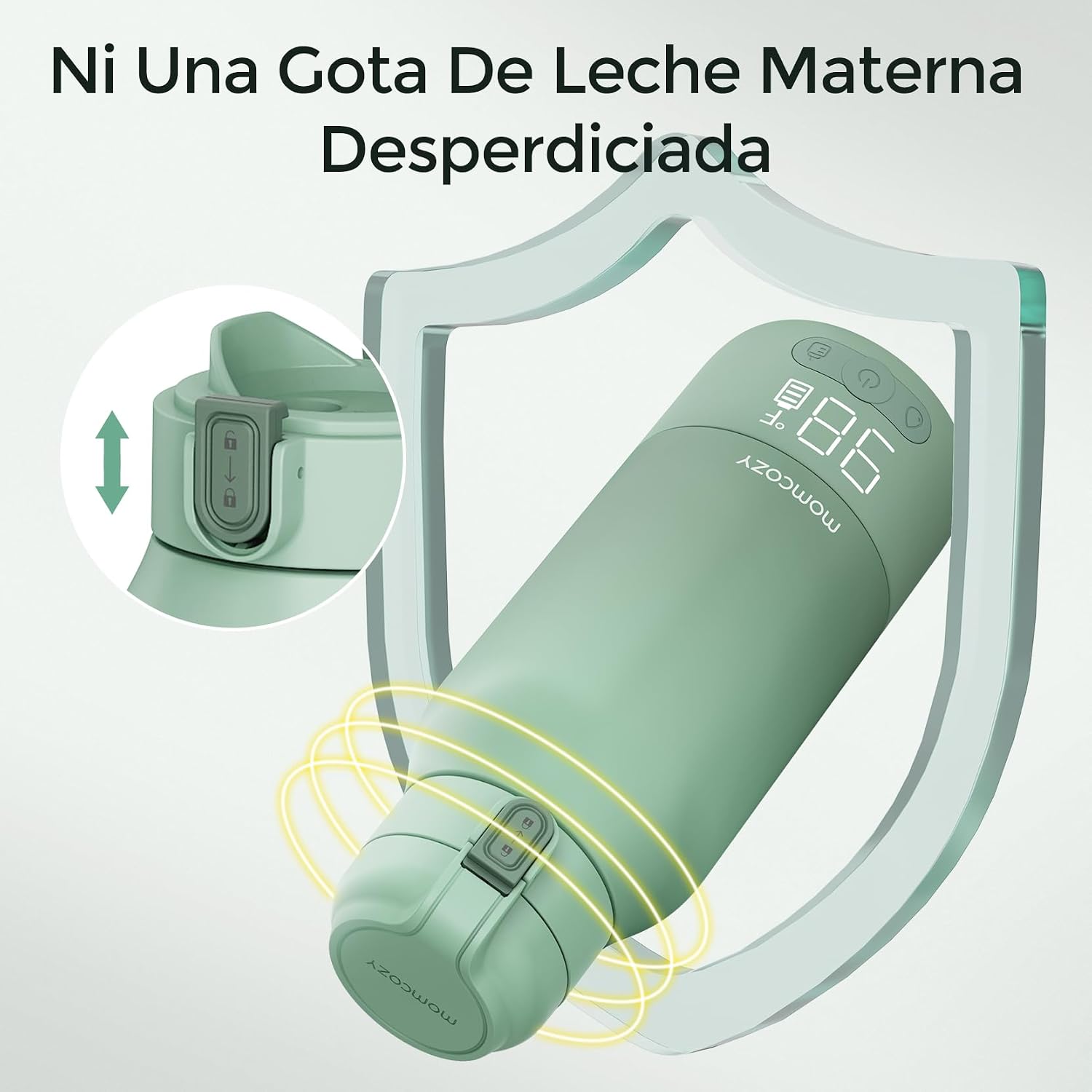 Thumbnail 5 de Momcozy MW05: calentador de biberones portátil con 500 ml, TÜV-CE y calentamiento rápido