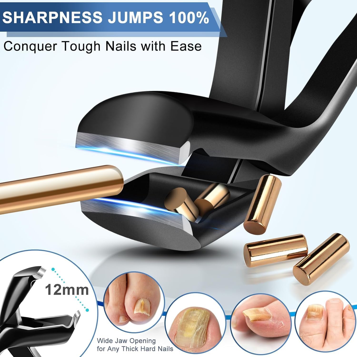 Detalle de Toenail Clippers Wide Jaw Opening for Seniors