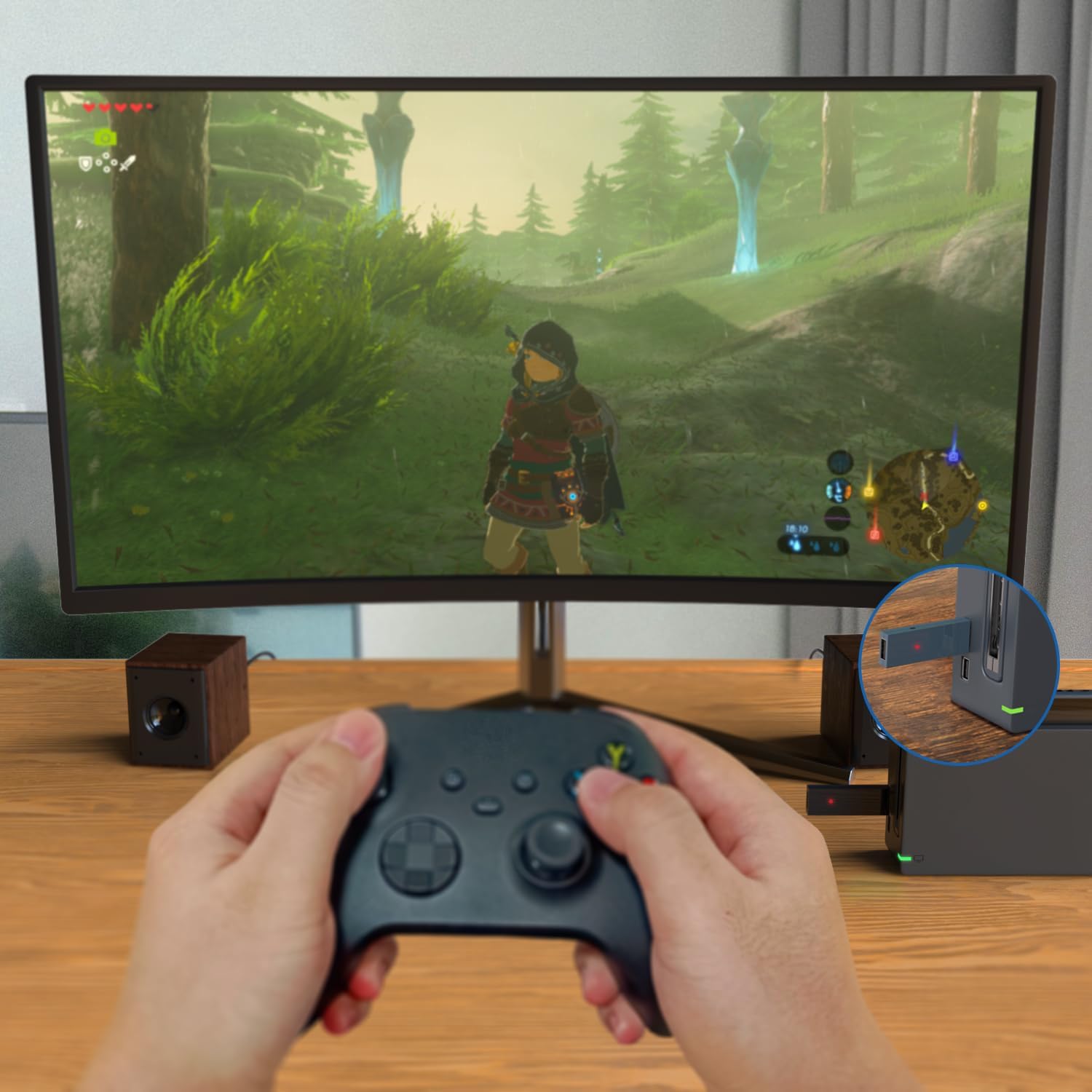 Detalle de MAYFLASH Magic NS 2: USB-Adapter für Switch, PC und mehr – kabellos über Bluetooth