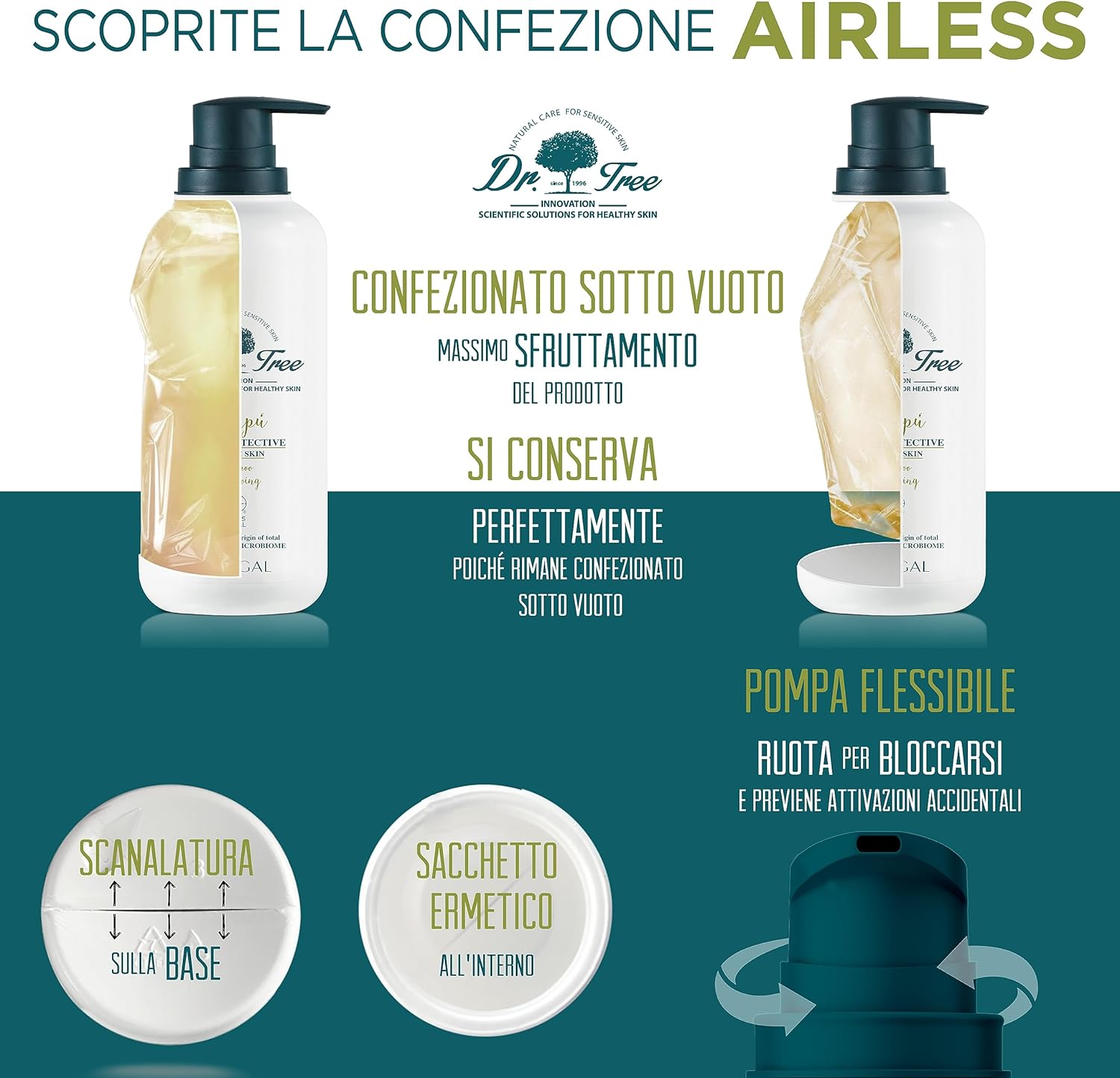 Thumbnail 4 de Dr. Tree Shampoo Dermoprotettivo Cuoio Capelluto Sensibile – Airless 400ml