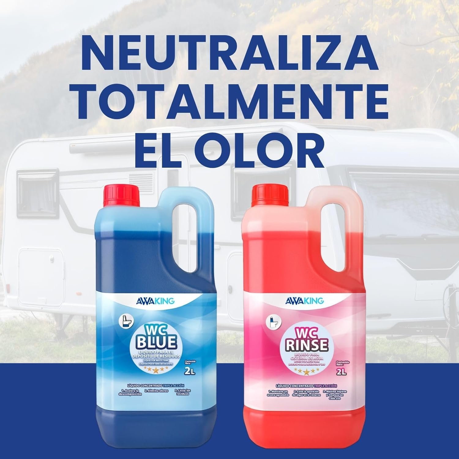 Thumbnail 1 de Plantawa líquido químico Blue 2L