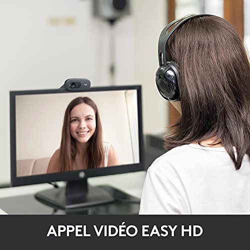 Thumbnail 1 de Logitech C270 Webcam HD 720p : simplicité fiable pour les appels et le streaming