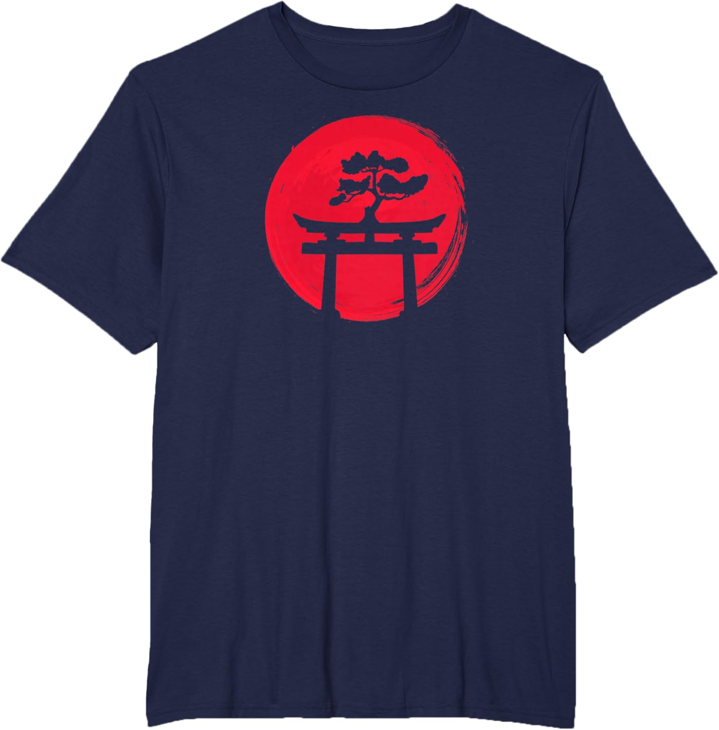 Thumbnail 3 de Maglietta Design Giapponese Bonsai Rosso